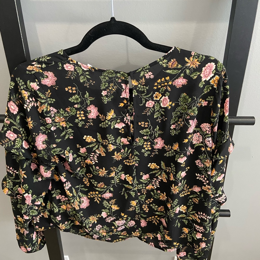 Lush Ruffle Bell Sleeve Blouse - Picture 8 of 8